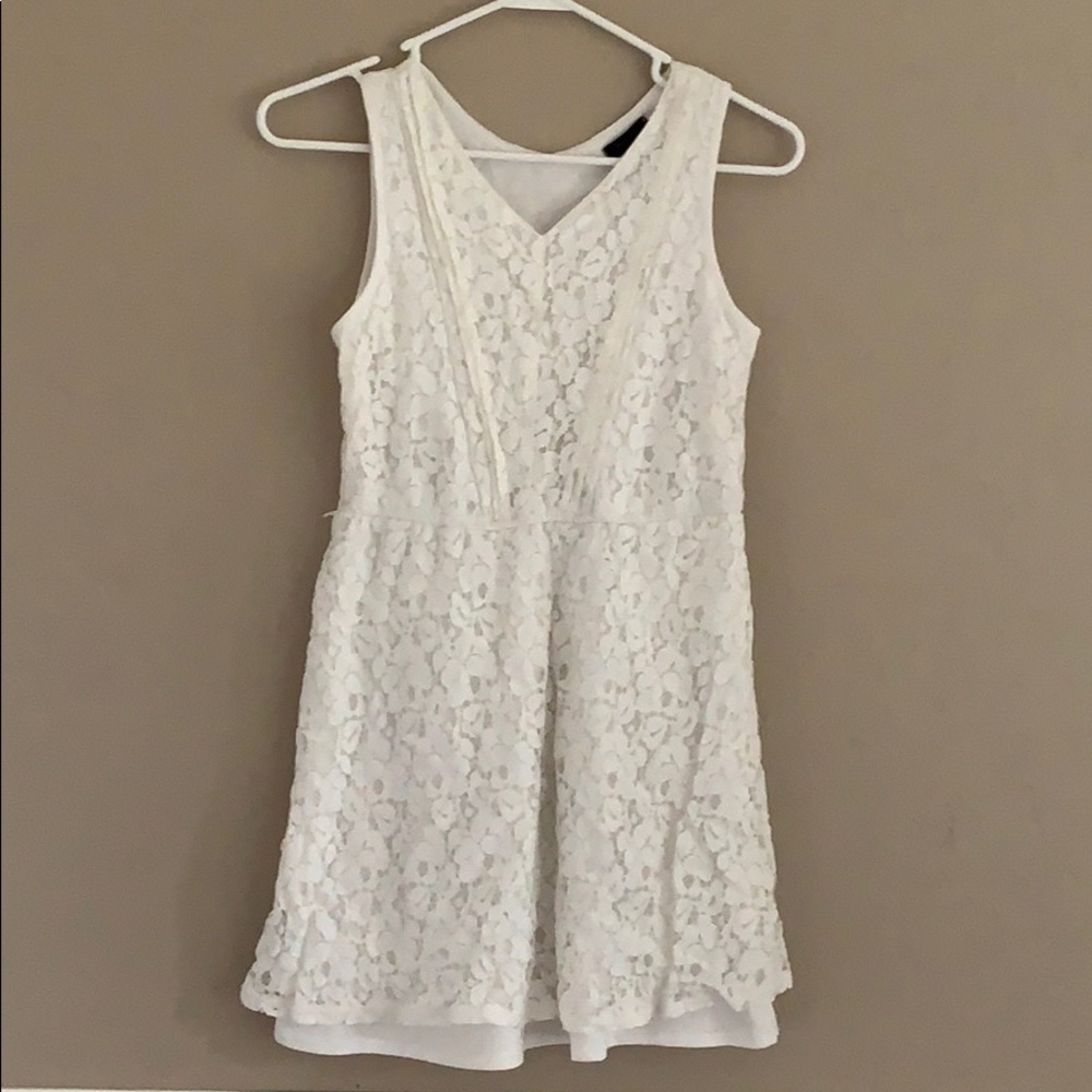 White lace dress
